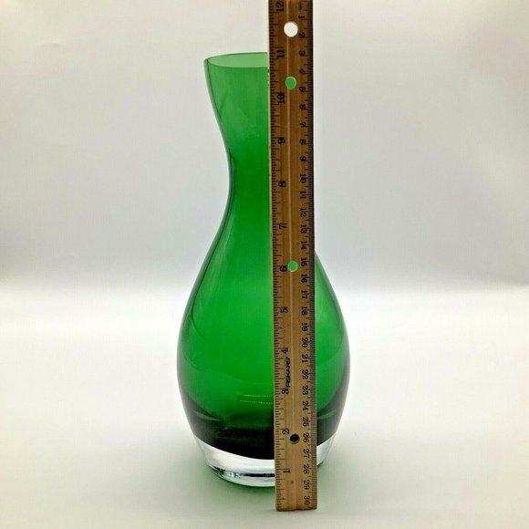 Crate and Barrel Diva Emerald Green Vase, Poland - Picture 9 of 9